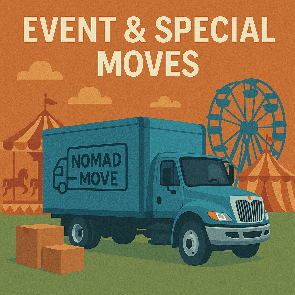 Event moving services by Rocket Science moving Company