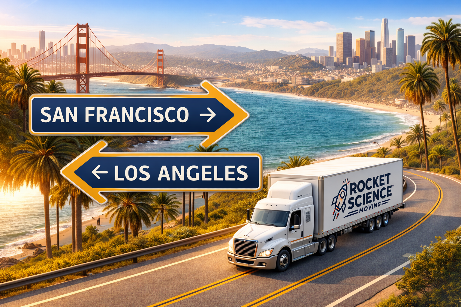 SF to LA Movers - Rocket Science Moving