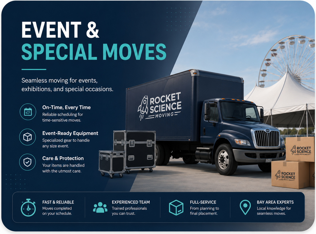 Event Moving Services in the Bay Area | Rocket Science Moving Company