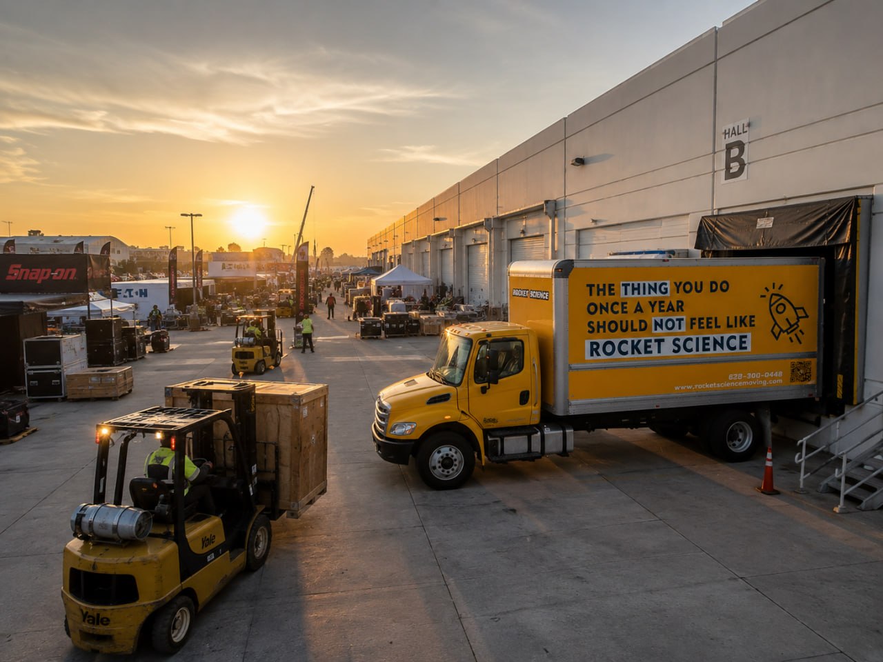 Event moving services by Rocket Science Moving Company