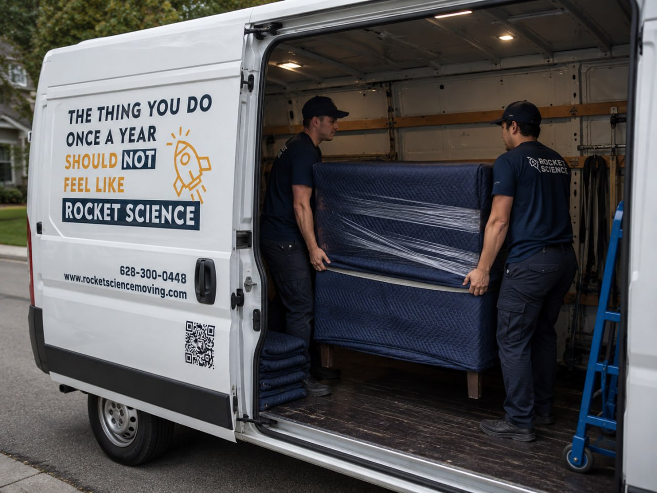 mini moves movers Rocket Science Moving Company crew